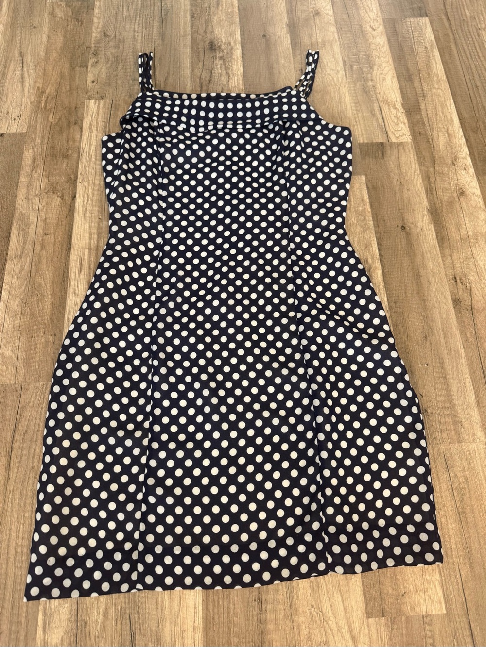 Navy Polka Dot Women's Dress